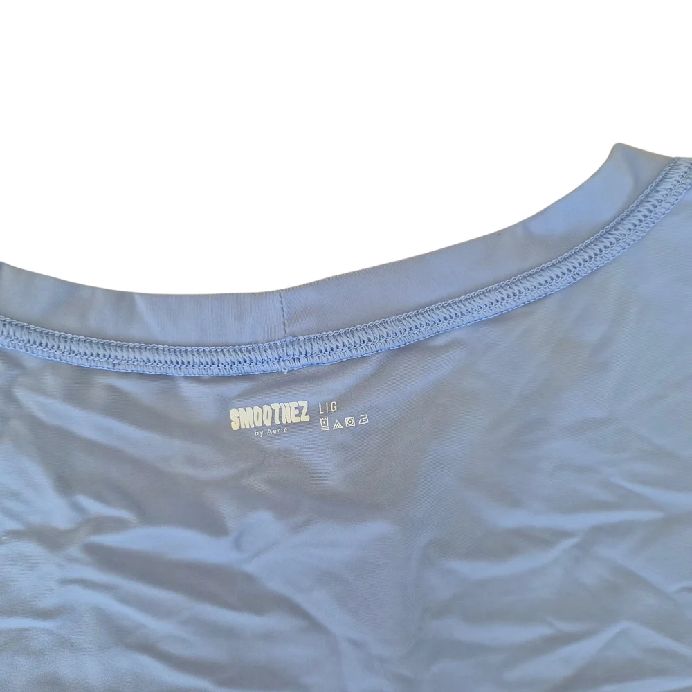 Aerie SMOOTHEZ Large Buttery Soft Crop Top Bralette‎ NWOT XL - Picture 10 of 10